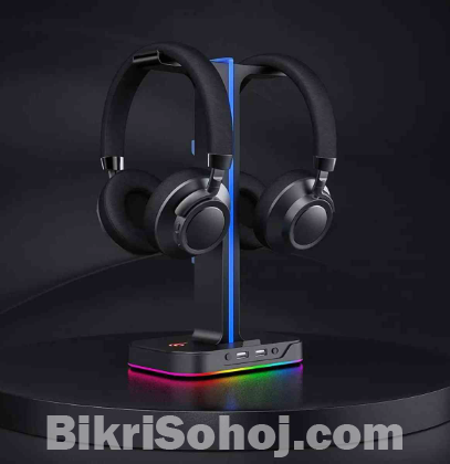 HAVIT TH650 RGB GAMING HEADPHONE HOLDER WITH 2*USB PORT pri